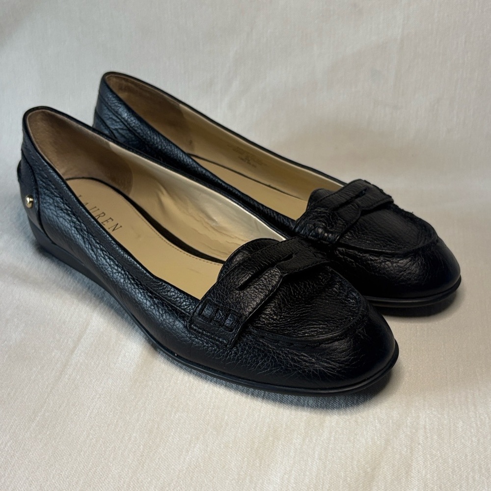 Lauren Ralph Lauren Black Loafers size 8